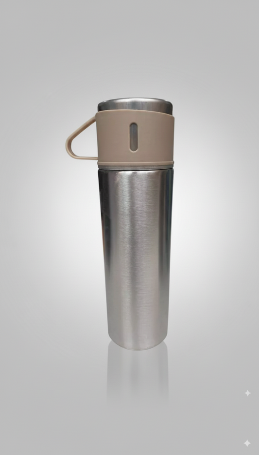 Garrafa Termica Inox 500ml com tampa copinho